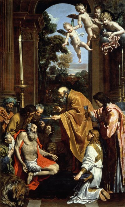 The Last Sacrament of St. Jerome by Domenichino